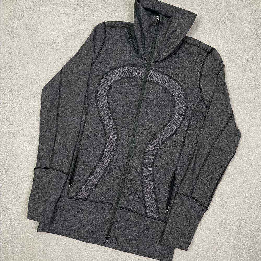 lululemon athletica Gray Full-Zip Hoodie